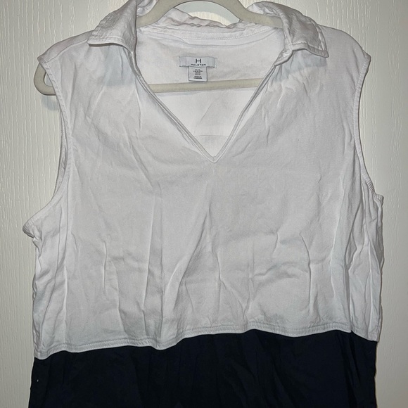 H By Halston Linen Blend Shift Tank Dress - Picture 4 of 13